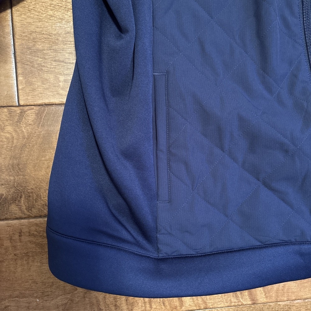PGA TOUR Women's Golf Jacket Quilted Full Zip Sz XXL Blue UPF 50 Performance NEW - Picture 6 of 8